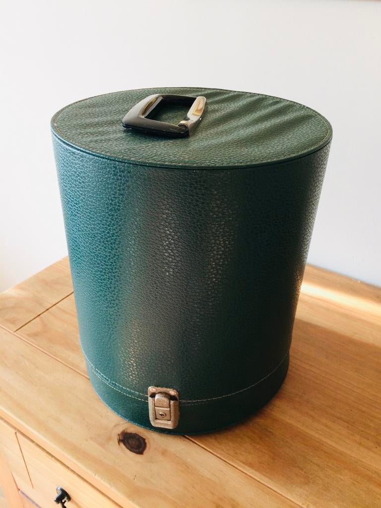 Antieke Vintage Hoedendoos Pruikendoos, Antiek en Kunst, Ophalen, Dames