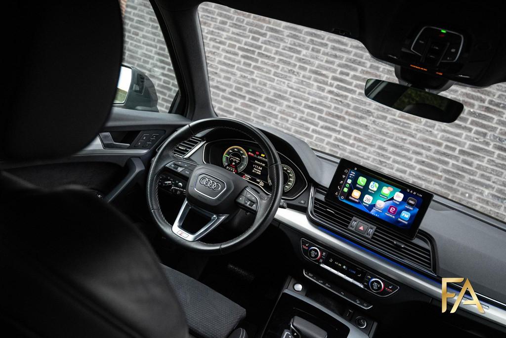 Audi Q5 50 TFSI e S Line 22Inch|Panodak|Luchtvering|Headup, Auto's, Automaat, Gebruikt, Bedrijf, Vierwielaandrijving