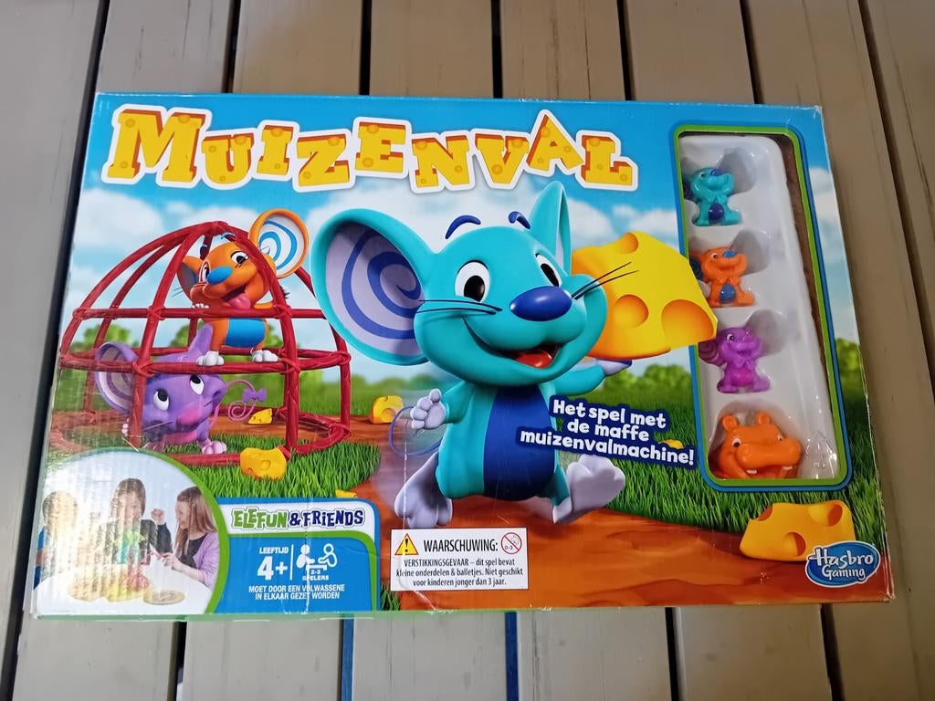Muizenval Bordspel - Het spel met de maffe muizenvalmachine!, Hobby en Vrije tijd, Gezelschapsspellen | Bordspellen, Drie of vier spelers