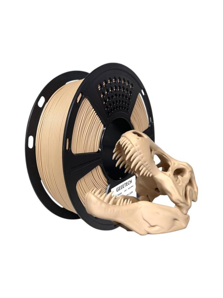 GEEETECH PLA matte Bone White kleur 1 kg beige 1.75mm, Computers en Software, 3D-printerbenodigheden, Nieuw, Ophalen of Verzenden
