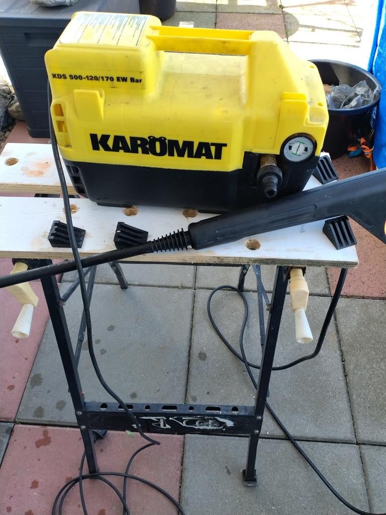 Karomat hogedruk lek bij aansluiting, Ophalen of Verzenden, Elektrisch