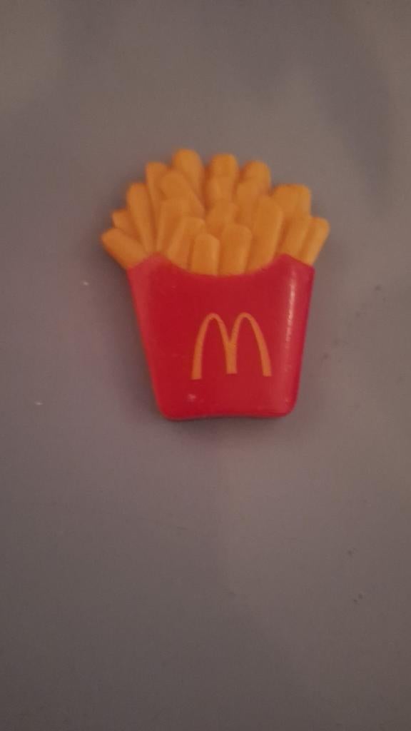 Vintage McDonald's Frietjes Magneet Jaren '70, Ophalen, Gebruikt