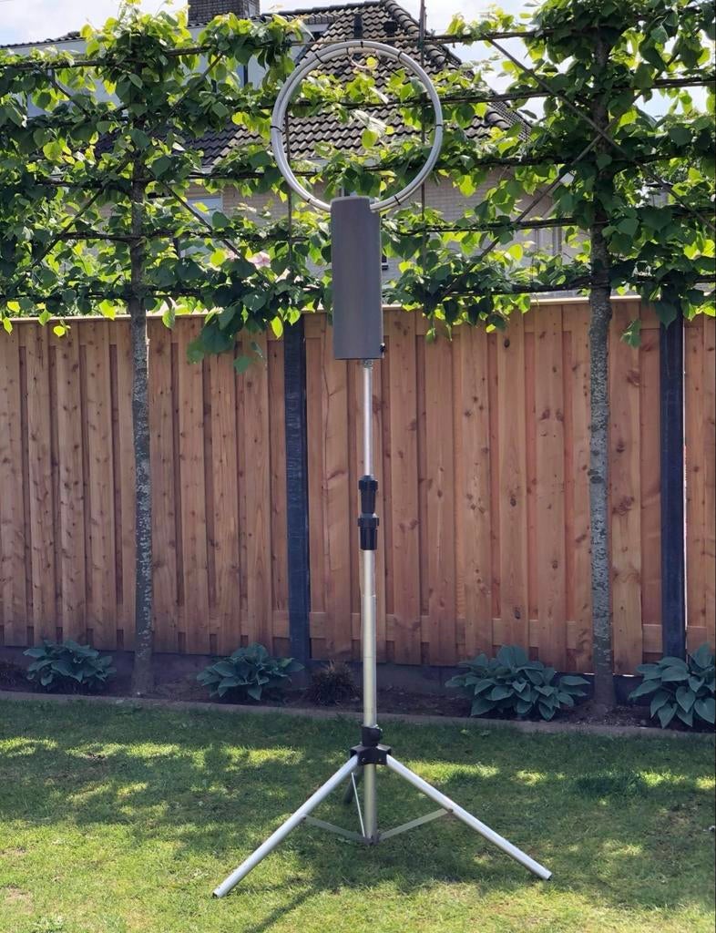 Zelfbouw Magnetische Loop Antenne (Magloop) voor HF, Telecommunicatie, Antennes en Masten, Ophalen, Gebruikt, Antenne