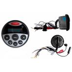 Waterdichte boot Radio/MP3 Speler 4x20Watt LCD Bluetooth AUX, Ophalen of Verzenden, Nieuw, Radio