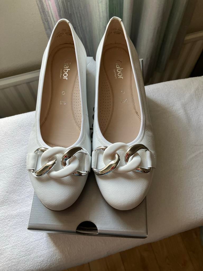 Gabor schoenen wit, maat 42,5, Ophalen of Verzenden, Nieuw, Wit, Ballerina's