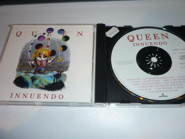 Queen de cd innuendo  cdp 79 5887 2, Verzenden, Zo goed als nieuw, Poprock