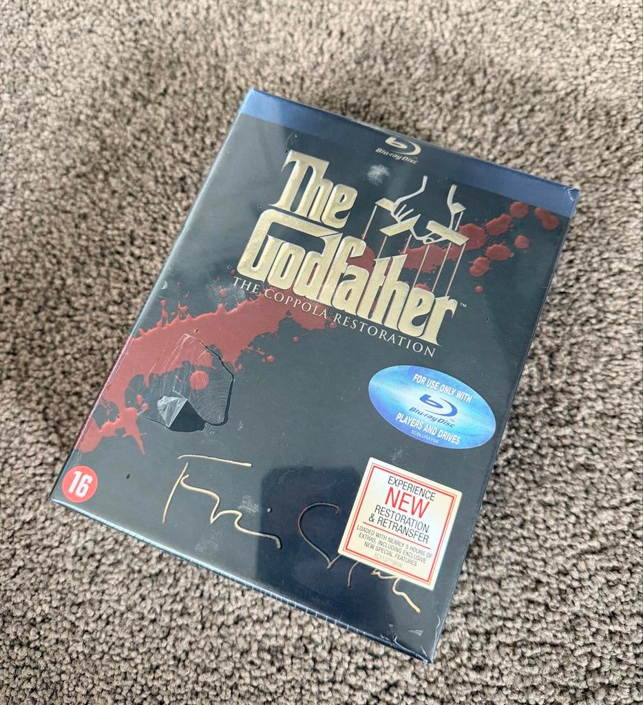 The Godfather Trilogie + Extra’s Blu-ray (nieuw geseald), Cd's en Dvd's, Blu-ray, Ophalen of Verzenden, Nieuw in verpakking, Thrillers en Misdaad
