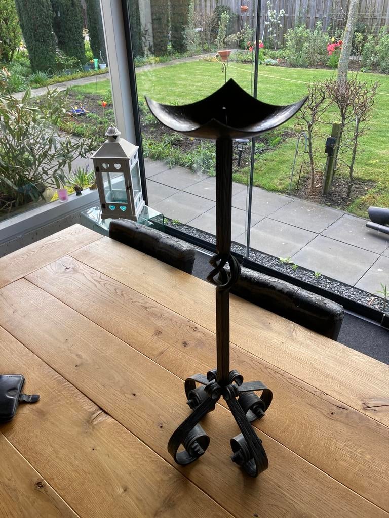 Gietijzeren kaarsenstandaard, Ophalen of Verzenden