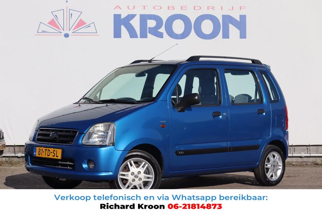 Suzuki Wagon R+ 1.3 FreeStyle|Automaat|Airco|nette auto!|, Auto's, Suzuki, 94 pk, Stof, Zwart, Bedrijf