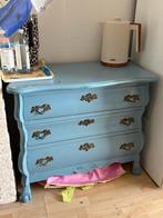 Blauw buikkastje met kleine verfbeschadiging, Ophalen