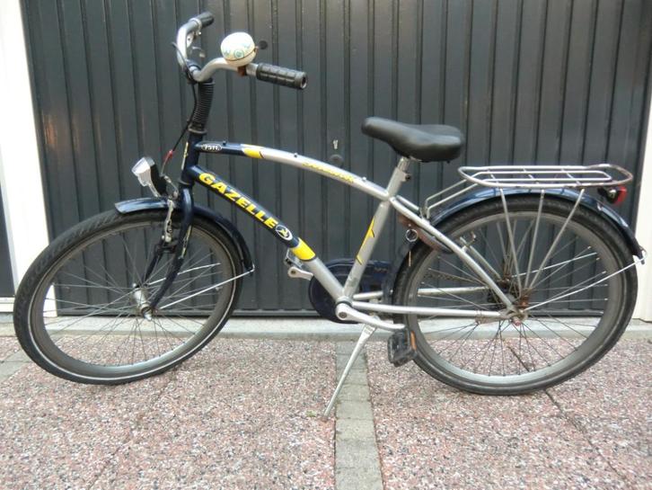 GAZELLE "Shark" met wielmaat 24 inch, licht en terugtraprem, Fietsen en Brommers, Fietsen | Jongens, Gebruikt, 24 inch, Ophalen