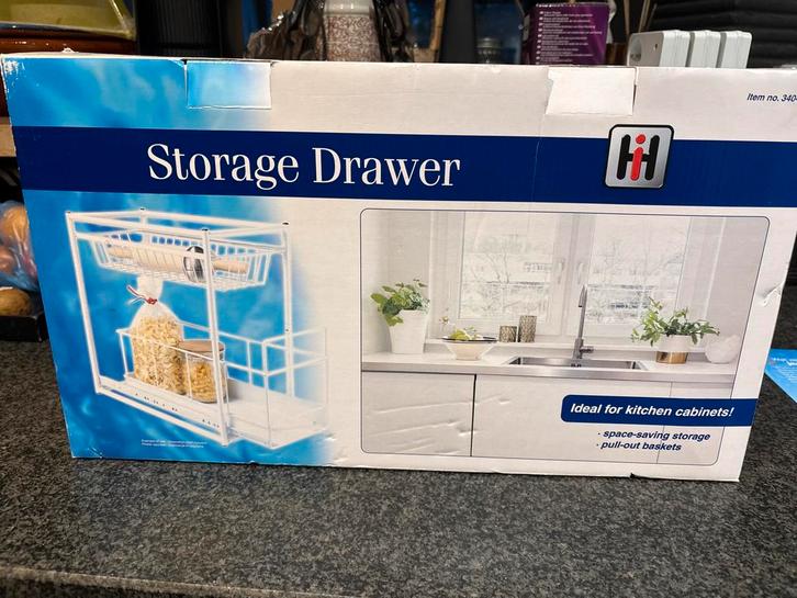 Nieuwe inbouw schuiflade voor keukenkast, Huis en Inrichting, Keuken | Keukenelementen, Nieuw, Minder dan 100 cm, Minder dan 50 cm