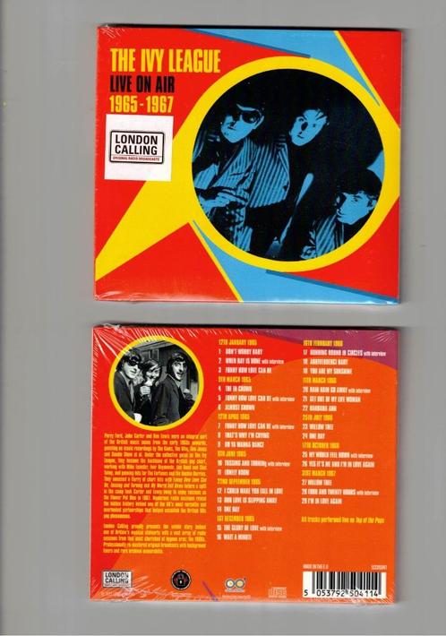 THE IVY LEAGUE CD Live on Air 1965-1967, Cd's en Dvd's, Cd's | Rock, Zo goed als nieuw, Ophalen of Verzenden