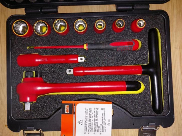 Bahco 7811DMV VDE geïsoleerde elektra ratel/doppenset NIEUW, Doe-het-zelf en Verbouw, Gereedschap | Handgereedschap, Nieuw, Verzenden