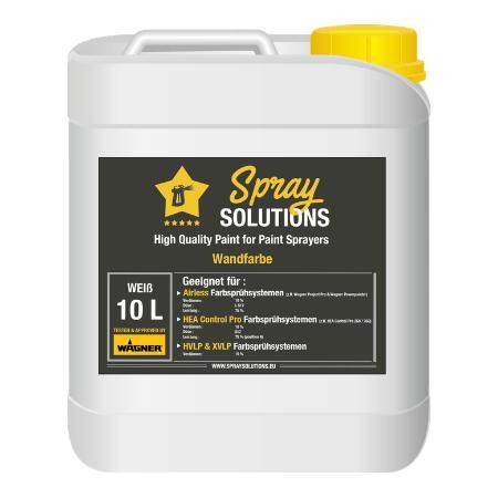 SpraySolutions verspuitbare latex, Doe-het-zelf en Verbouw, Verf, Beits en Lak, Nieuw, Verf, 10 tot 15 liter, Wit, Ophalen of Verzenden