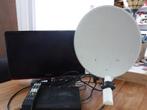 TV schotel voor camping of vrachtwagen COMPLEET met TV, Ophalen, Gebruikt, (Schotel)antenne-accessoires, Overige merken
