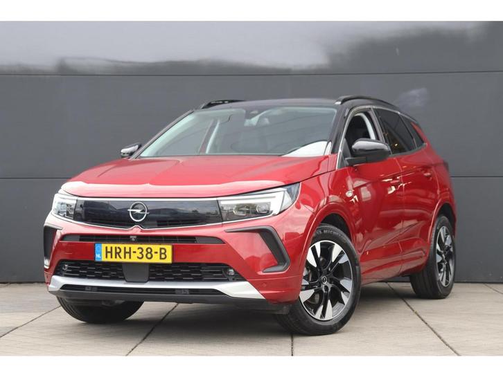 Opel Grandland 1.2T Ultimate Aut / Alcantara / Stoel-Stuurve, Auto's, Opel, Bedrijf, Te koop, Grandland, 360° camera, ABS, Adaptive Cruise Control