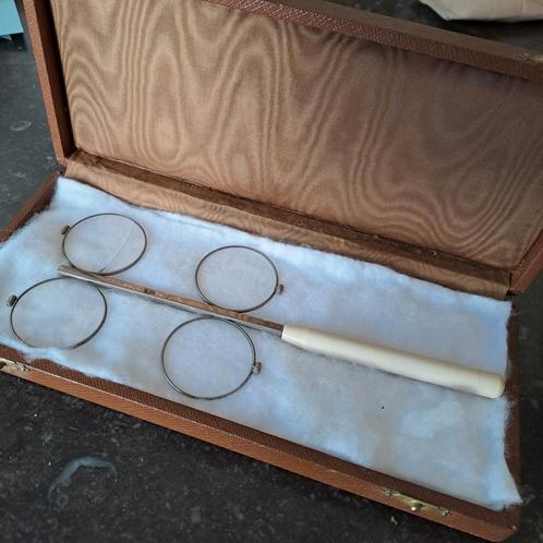 Bril voor oogonderzoek -Antique Science /Medicine pré 1930, Antiek en Kunst, Curiosa en Brocante, Verzenden