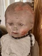 Oude Pop met Stoffen Lijfje, Antiek en Kunst, Ophalen of Verzenden