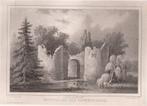 Vollenhove Ruïne van Toutenburgh in Overijssel litho 1846, Antiek en Kunst, Ophalen of Verzenden