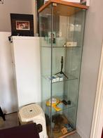 glasvitirine kast, Ophalen, Zo goed als nieuw, 25 tot 50 cm, Glas