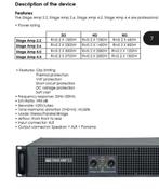 Pa versterker DAP Audio Stage Amp 4.0, Muziek en Instrumenten, Versterkers | Keyboard, Monitor en PA, Gebruikt, Ophalen of Verzenden