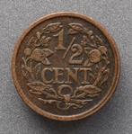 Halve Cent 1922, Postzegels en Munten, Munten | Nederland, Koningin Wilhelmina, Overige waardes, Ophalen of Verzenden, Losse munt