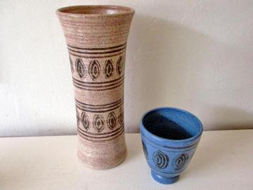 Vintage Han Cornelissen Bronkhorst vaas set beschikbaar voor biedingen