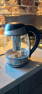 Kesser Waterkoker met Thee Filter - Glas, 1 tot 2 liter, Ophalen of Verzenden, Zo goed als nieuw, Rvs