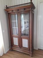Antieke vitrinekast / kast / buffetkast / wandkast, Ophalen, Gebruikt, 25 tot 50 cm, 100 tot 150 cm