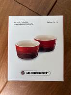 Le creuset 2 x 240 ml schaaltjes roze NIEUW €24,95, Huis en Inrichting, Keuken | Servies, Ophalen of Verzenden, Nieuw, Overige stijlen