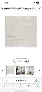 VT Wonen Behang Soft 3D light grey - 3 meter, Huis en Inrichting, Stoffering | Behang, VTWonen, Minder dan 10 m², Ophalen of Verzenden
