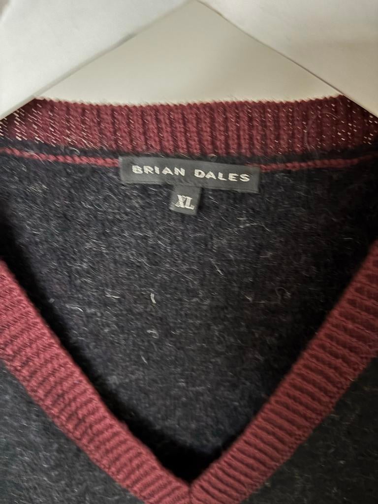 Mooie mohair trui Brian Dales Maat XL -, Kleding | Heren, Truien en Vesten, Zo goed als nieuw, Maat 52/54 (L), Grijs, Verzenden