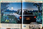 Advertentie 1987 Ford Escort cabriolet, Verzenden, Zo goed als nieuw, Auto's