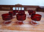 9 vintage champagne/dessert coupes, Luminarc, Antiek en Kunst, Antiek | Glas en Kristal, Ophalen of Verzenden