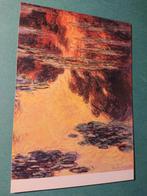 Kunstkaart Monet Nymphéas, Verzamelen, Ophalen of Verzenden, 1980 tot heden, Ongelopen, Cultuur en Media