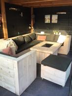 Steigerhouten lounge set.in zeer goede staat te koop., Tuin en Terras, Tuinsets en Loungesets, Gebruikt, Steigerhout, Ophalen of Verzenden