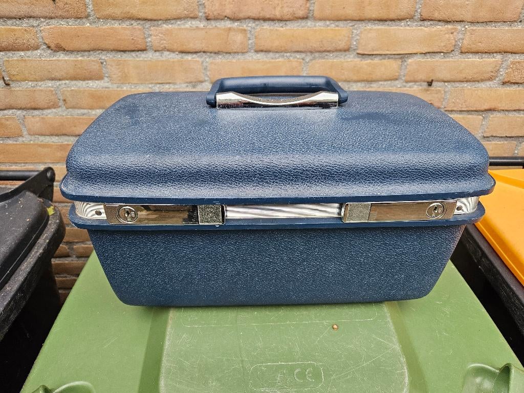 Samsonite Beautycase, Ophalen of Verzenden, Gebruikt, Blauw