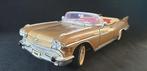 cadillac eldorado cabrio 1958 kleur bonz/goud  1:18, Hobby en Vrije tijd, Modelauto's | 1:18, Ophalen, Gebruikt, Auto, Overige merken
