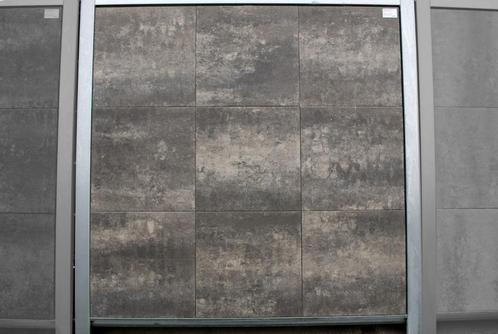 Siertegels 60x60x4 Cloudy Grey, geborsteld en geïmpregneerd, Tuin en Terras, Tegels en Klinkers, Nieuw, Terrastegels, Beton, Ophalen of Verzenden