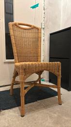 Gratis rotan stoelen 4x, Huis en Inrichting, Stoelen, Ophalen, Gebruikt, Bruin, Twee