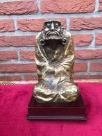 mooi bronzen karakterbeeld, Boddhidharma/ Daruma, Antiek en Kunst, Ophalen of Verzenden
