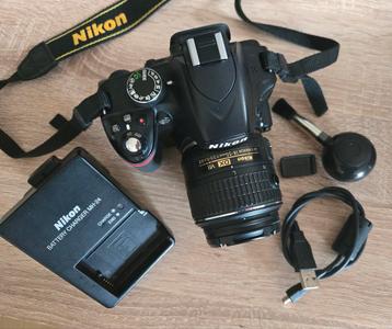 Nikon D3200 camera & lens 18-55mm beschikbaar voor biedingen