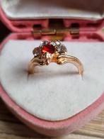 Ring (nep) goud, Met kristal, Nieuw, Ophalen of Verzenden, Dame of Heer