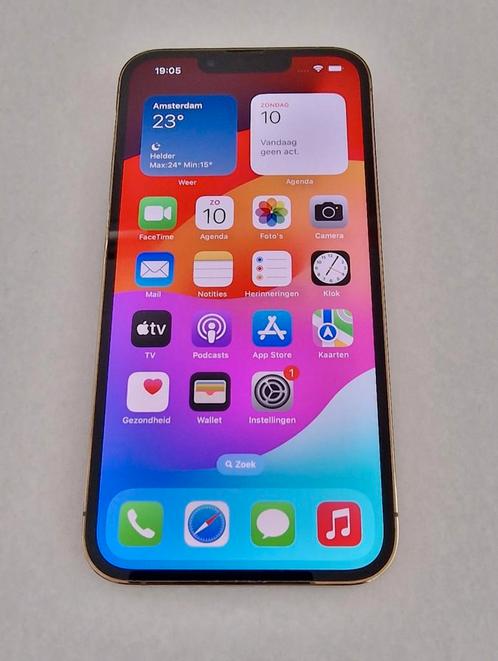 iPhone 13 Pro 128 GB – Goud – In topconditie!, Telecommunicatie, Mobiele telefoons | Apple iPhone, Zo goed als nieuw, 128 GB, Zonder abonnement