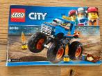 Lego City Monstertruck 60180, Ophalen of Verzenden, Zo goed als nieuw