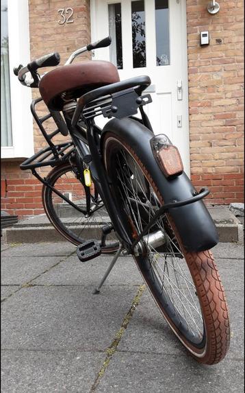 24 inch fiets cargofiets jongensfiets mat zwart beschikbaar voor biedingen