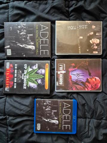 Diverse muziek DVD's beschikbaar voor biedingen