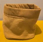 Okergeel commode mandje, Ophalen of Verzenden, Zo goed als nieuw, Overige typen