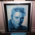 Elvis Presley Ingelijst artwork van  by Haiyan 55 x 45 cm, Overige typen, Minder dan 50 cm, Gebruikt, 50 tot 75 cm